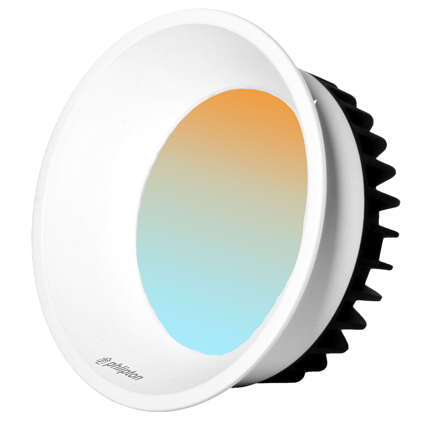 SR47|48.ZigBee CCT Premium Die-Casting Aluminium Round Deep Panel Light