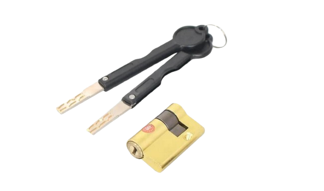 SR214. Lock Cylinder With 2 Computerized keys For Smart lock