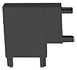 [PN-MTA-6 WHITE] Ultra Thin Magnetic A Corner (White)