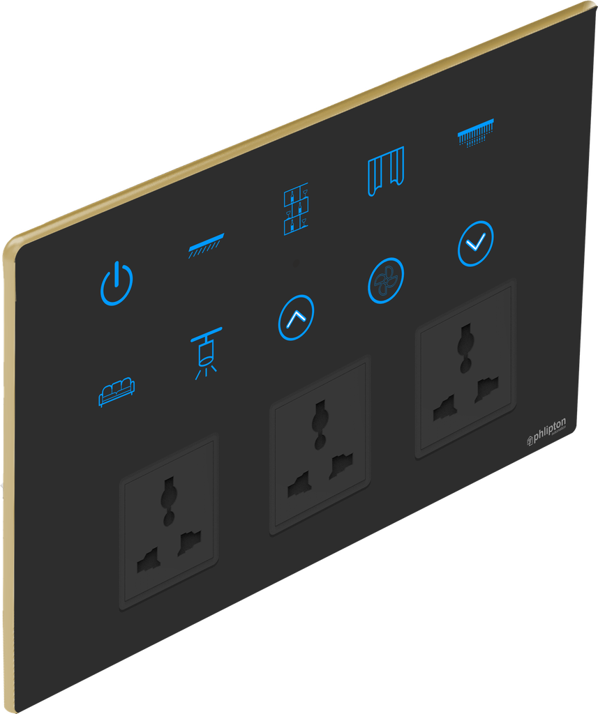 SR41. Luxeray 7 Switch+1  Fan+ 3 Socket - 12M (7+1+0+3)