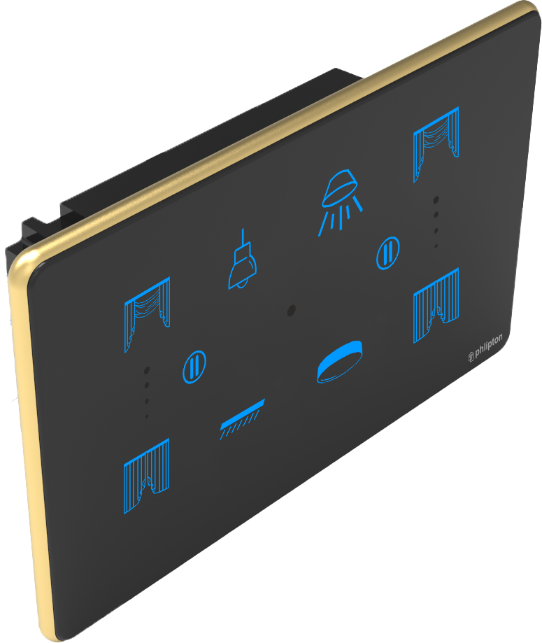 SR8. Luxeray 4 Switch+2 Curtain- 4M (4+0+2+0U)