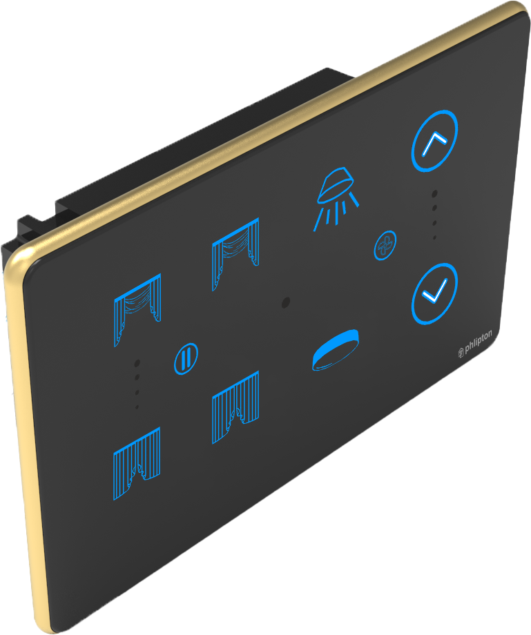  SR33. Luxeray 2 Switch + 1  Fan + 2 Curtain - 4M (2+1+2+0U)