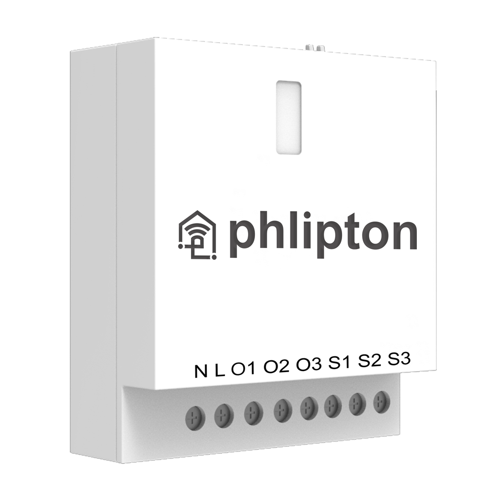 SR70. ZigBee 2 Node Heavy Duty Retrofit switch module 1500W each relay (16A) 