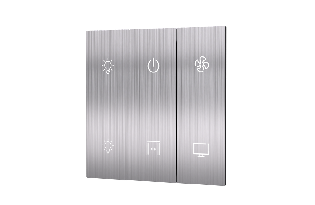 SR3. TITAN ZigBee 6 Switch Panel (4L+6S) 2M Horizontal Only 