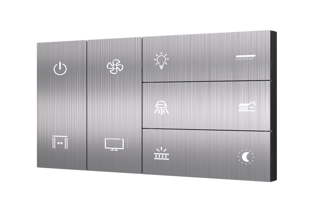 SR6. TITAN ZigBee 10 Switch (4L+6SC / 1L+1F+6SC) : 4M (4S+6S)