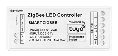 SR94. Phlipton Constant Voltage 5V/12V/24V 15A ZigBee Smart dimmable & CCT changing Led Strip Controller