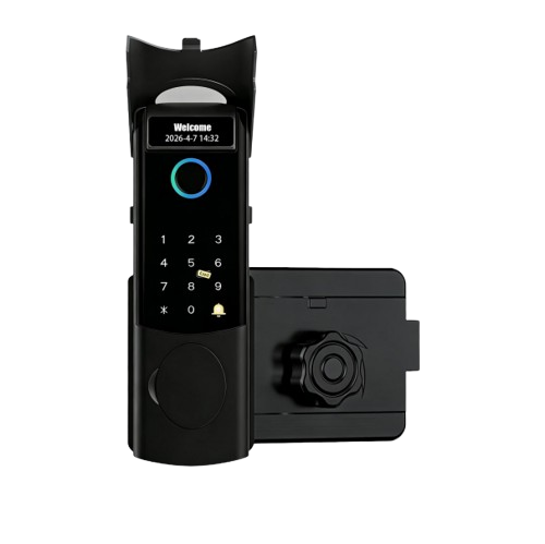 SR111. R1 Rim Lock (RFID + PIN + Fingerprint + Key) / App (WiFi +₹550 / TUYA + RX-TX + ₹1100)