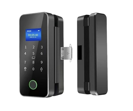 SR116. G0 Glass Lock (App + Fingerprint + PIN ( Wireless Remote +₹450)