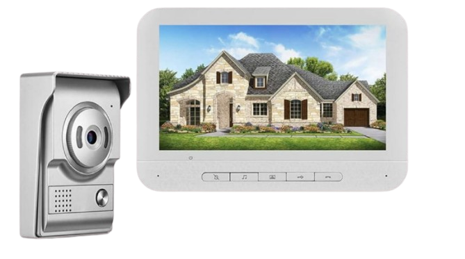 SR127. Basic 4 Wire Analog VDP Kit (7” Monitor + Camera) Intercom • Monitor • Unlock On Order Only • 1 Years Of warranty*