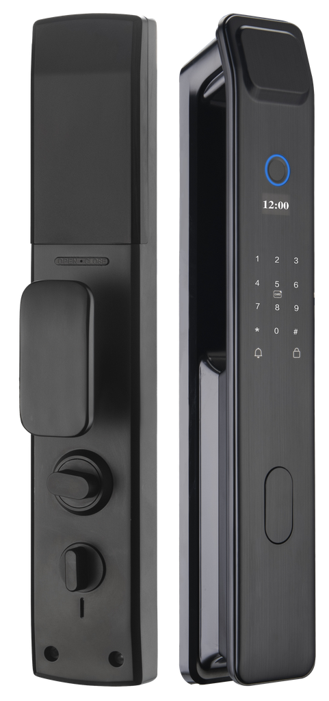 SR102. Series 3 Lock (Fingerprint + RFID + PIN + Key / App (WiFi +₹550 /ZigBee(Lock Bind) +₹850 /RX-TX +₹1100)