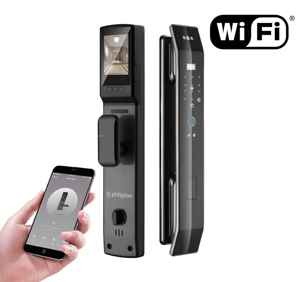 SR124. Series 4 Lite WiFi Smart Face Recognition With LIVE Video
Doorbell Feature Door Lock With Camera And screen with remote image on app With App Support + Finger print + RFid + passcode + mechanical key + OTP