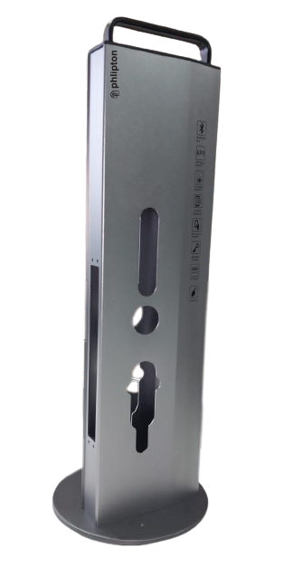 SR208. Aluminium Metal High Quality 360 Degree Rotating Doorlock Stand for Demo