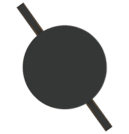 [PN-MTL-34 White] 6W Zigbee Round Wall Magnetic track light (White)