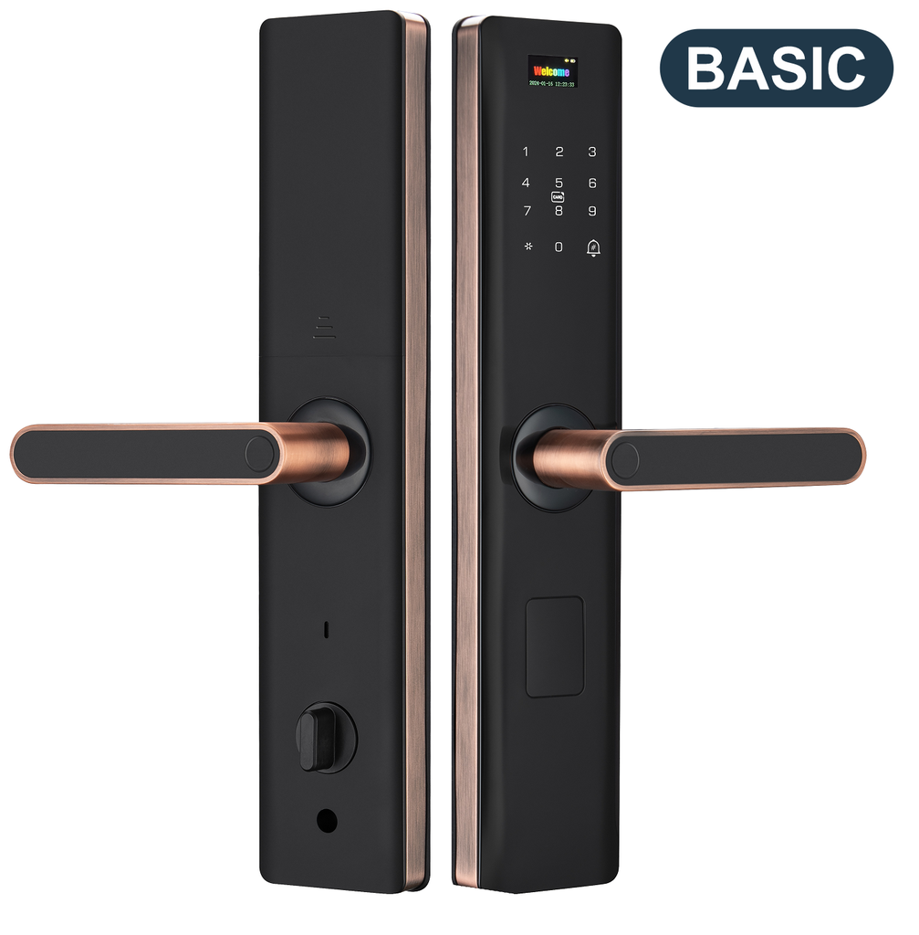 SR100. Series 1 Pro-G Lock Fingerprint + RFID + PIN + Key / App (WiFi +₹550 /ZigBee(Lock Bind) +₹850 /RX-TX +₹1100)