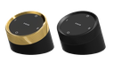 SR96. Premium Wireless Rotary Knob (ZigBee / Curtain + Lighting Control) Dim + CCT + Scene Control • Metal Finish Shine Gold / Gun Black
