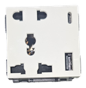 5 Pin 13A Universal Socket With
Type C & A Fast Charging Port -
White
