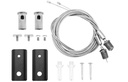Suspension rail bar cable bag