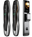 SR210. Series 6 WiFi-LE Smart Face Recognition Door Lock With Camera And screen with Active Doorbell Feature 2way Talk + Any Time Mobile App Unlock + Finger print + RFid + passcode + mechanical key + OTP + Active Smart Lock Bind Technology